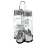 ZAČINSKI SET INOX STAKLO 5/1 BR-1003