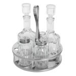 ZAČINSKI SET INOX STAKLO 5/1 BR-1004