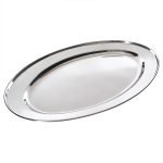 TANJIR OVAL INOX SREDNJI DEBLJI