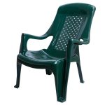 STOLICA PVC"KLUB"-ZELENA