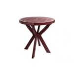 STO OKRUGLI PVC fi 70 BORDO