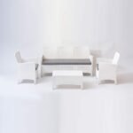 GARNITURA PVC RATAN TROSED-BRAON
