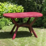 STO OVALNI PVC 120cm ZELENI