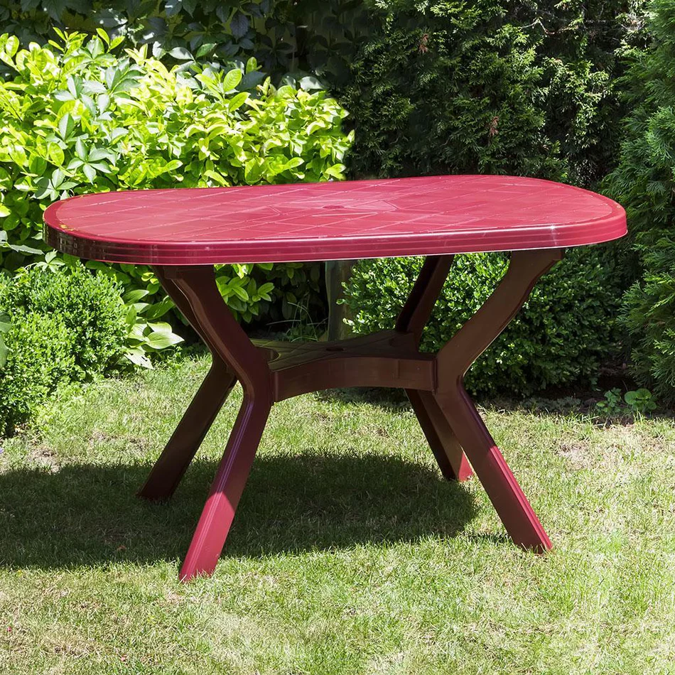 STO OVALNI PVC 100cm BORDO STO OVALNI PVC 100cm BORDO