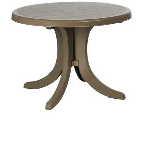 sto-plasticni-orlando-o-95-svetlo-moka-cene STO OKRUGLI ORLANDO fi95 MOKA - Slika 1