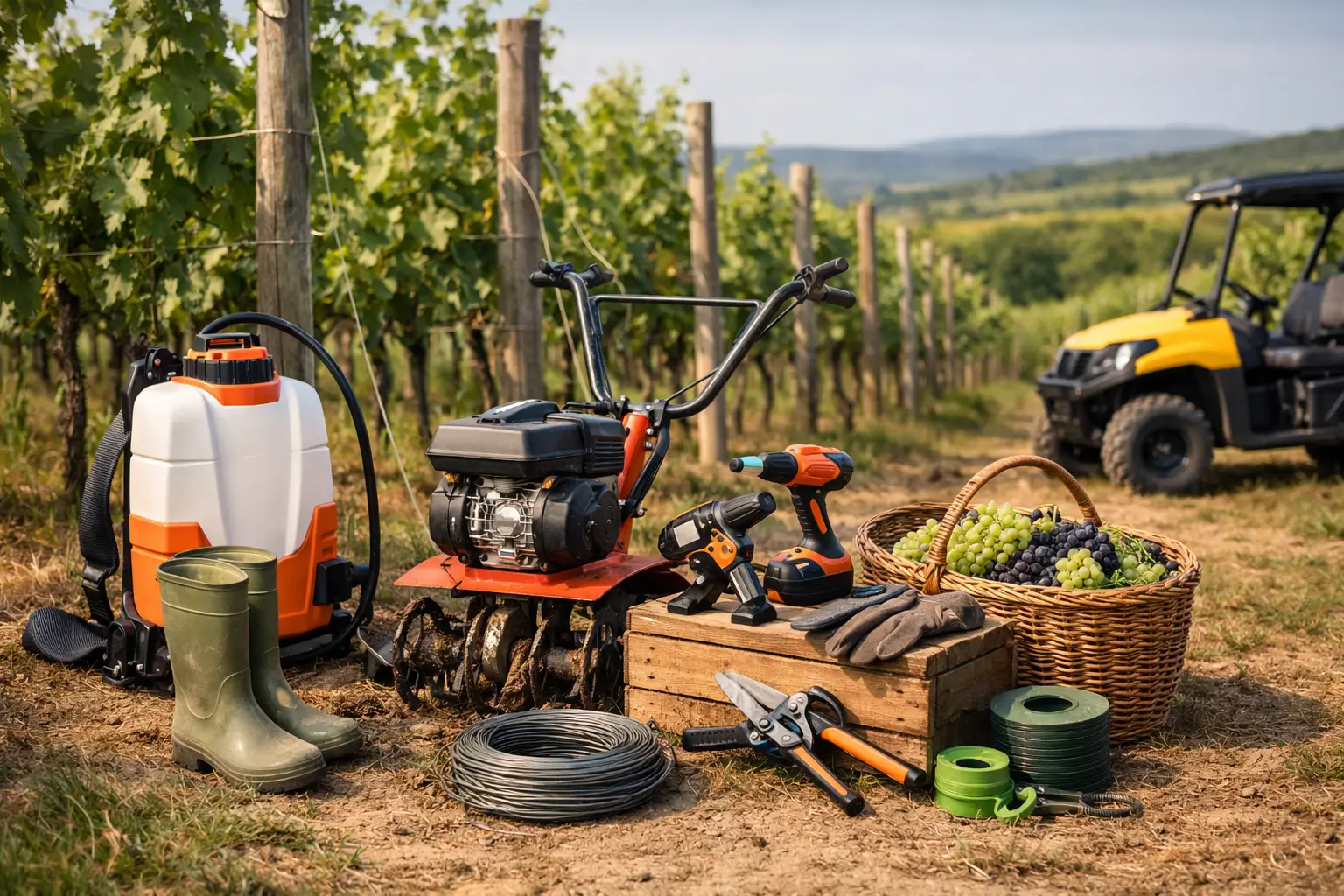 Oprema za vinograd koja stvarno treba